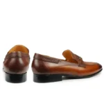 Formal Dress Shoes for Male British Buckle Retro Formal Loafers Classic Wedding Party Slip on Casual Daily EVA Driving Men Shoe - Image 4