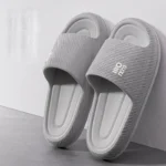 Fashion Summer Couple Non-slip Flat Slides Lithe Soft Cosy Seabeach Sandals Men's Slippers Women Casual Home Indoor Flip Flops - Image 5