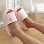 Fashion Summer Couple Non-slip Flat Slides Lithe Soft Cosy Seabeach Sandals Men's Slippers Women Casual Home Indoor Flip Flops - Image 6