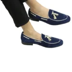 Penny Blue Loafer Men Shoes Fashion Tassel One-step Summer Casual Daily Office Shoes for Men Cow Suede High quality Customized - Image 5