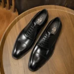 2025 Hanmce Oxford Shoes Fashion Genuine Leather Breathable Oxfords Patent Leather Shoes For Men