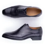 Successful Business Shoes Men Pure Leather Elegant High Grade Oxford Natural Handmade Formal Dress Office Party Suit Black Color - Image 3