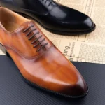 Elegant Men Leather Dress Shoe Sapato Social Masculino Party Office Suit Matches Comfortable Handcrafted Business Man's Footwear - Image 6