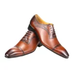 Trendy Men Shoes Dress Party Office Suit Italy Stylish Casual Business Genuine Leather Shoe for Male Oxford Lace-up Fashion Shoe - Image 3