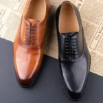 Elegant Men Leather Dress Shoe Sapato Social Masculino Party Office Suit Matches Comfortable Handcrafted Business Man's Footwear - Image 5