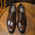 2025 Hanmce Oxford Shoes Fashion Genuine Leather Breathable Oxfords Patent Leather Shoes For Men - Image 3