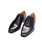 Spring New Business Oxford Shoes Men's Cowhide Handmade Polished Color Rubbing Carving Formal Shoes Rubber Sole Adult Size - Image 5