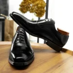 "HANMCE Men's Oxford Shoes | Genuine Leather Brogue Business Formal Dress Shoes | Cowhide Wingtip Wedding Office Shoes